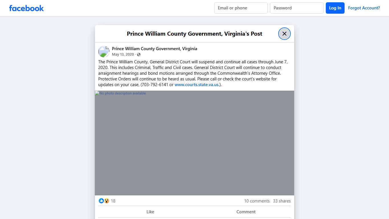 The Prince... - Prince William County Government, Virginia Facebook