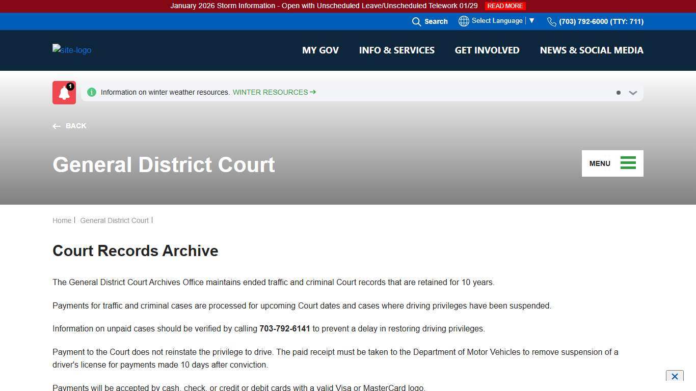 Court Records Archive